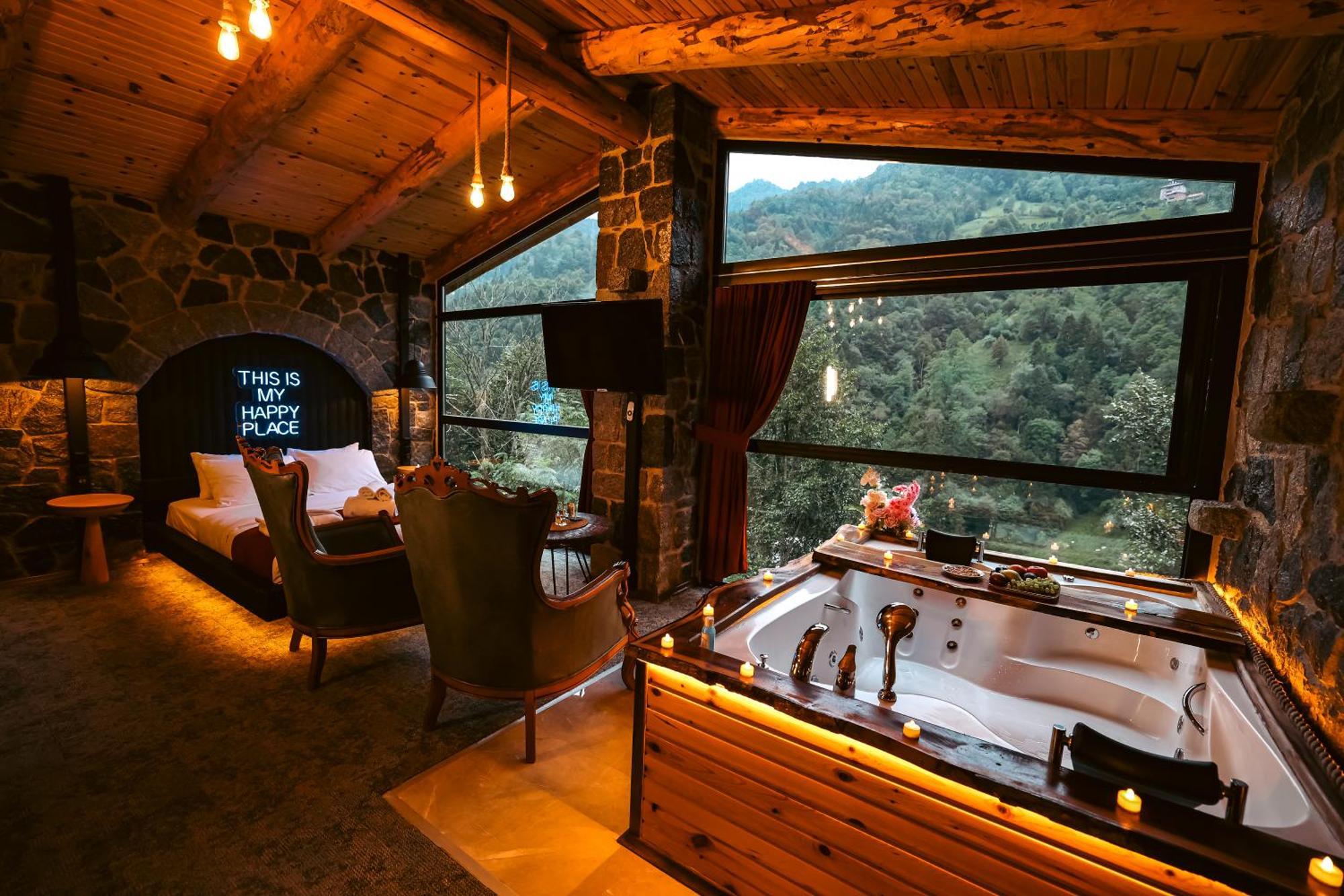 Bungalove Tatil Koeyue Çamlıhemşin エクステリア 写真